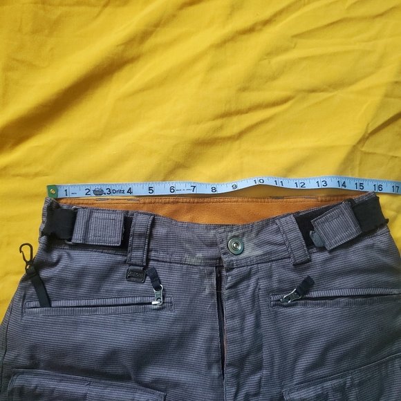 Sessions Ridge Series Gray Snow Snowboad Sport Pants with Recco Reflector - Picture 8 of 12